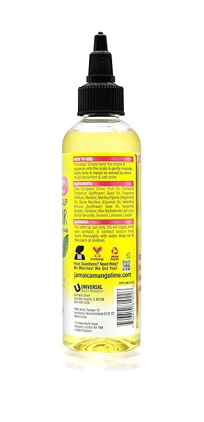 Jamaican Mango & Lime Nourishes Hair & Scalp Braid ELIXIR, 4 Ounce x-pression