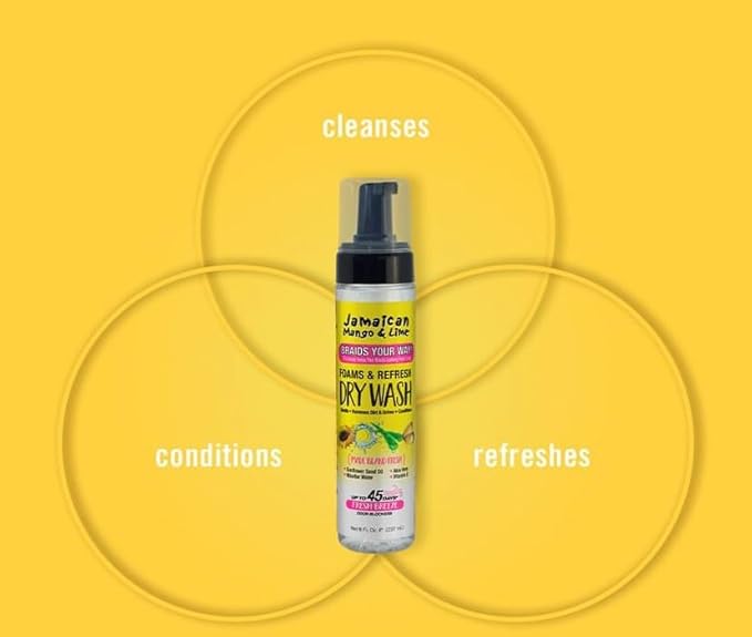 Jamaican Mango And Lime Foams Refresh Dry Wash, 8 Ounce x-pression