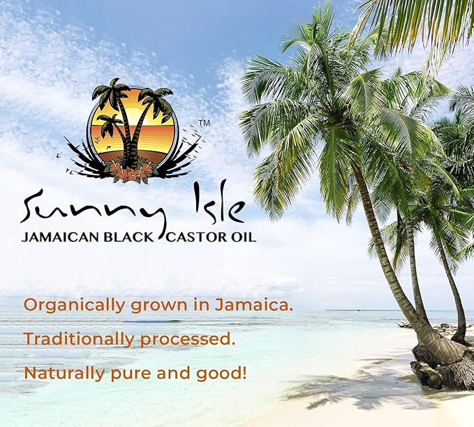 Sunny Isle 100% Natural Jamaican Black Castor Oil x-pression