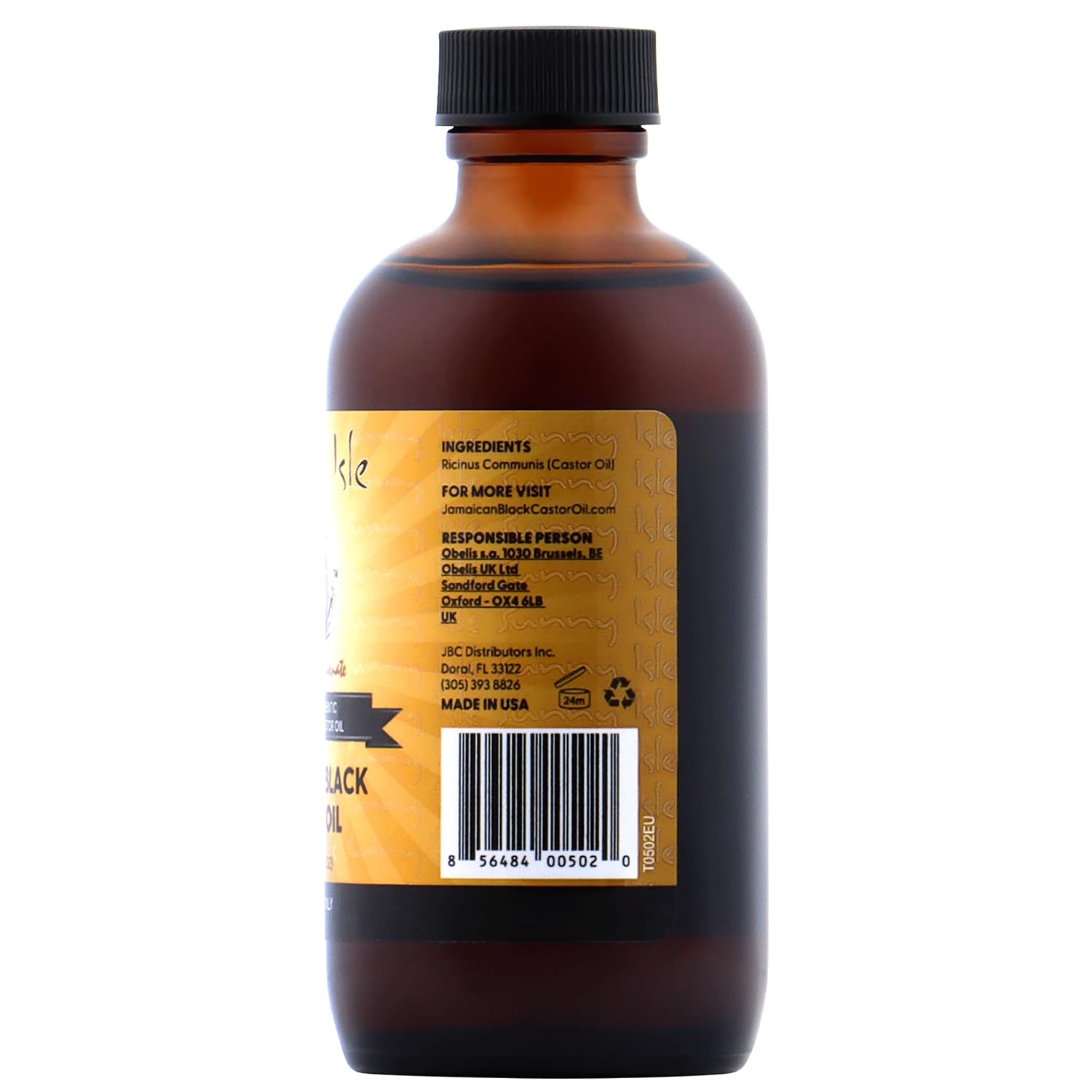 Sunny Isle 100% Natural Jamaican Black Castor Oil x-pression