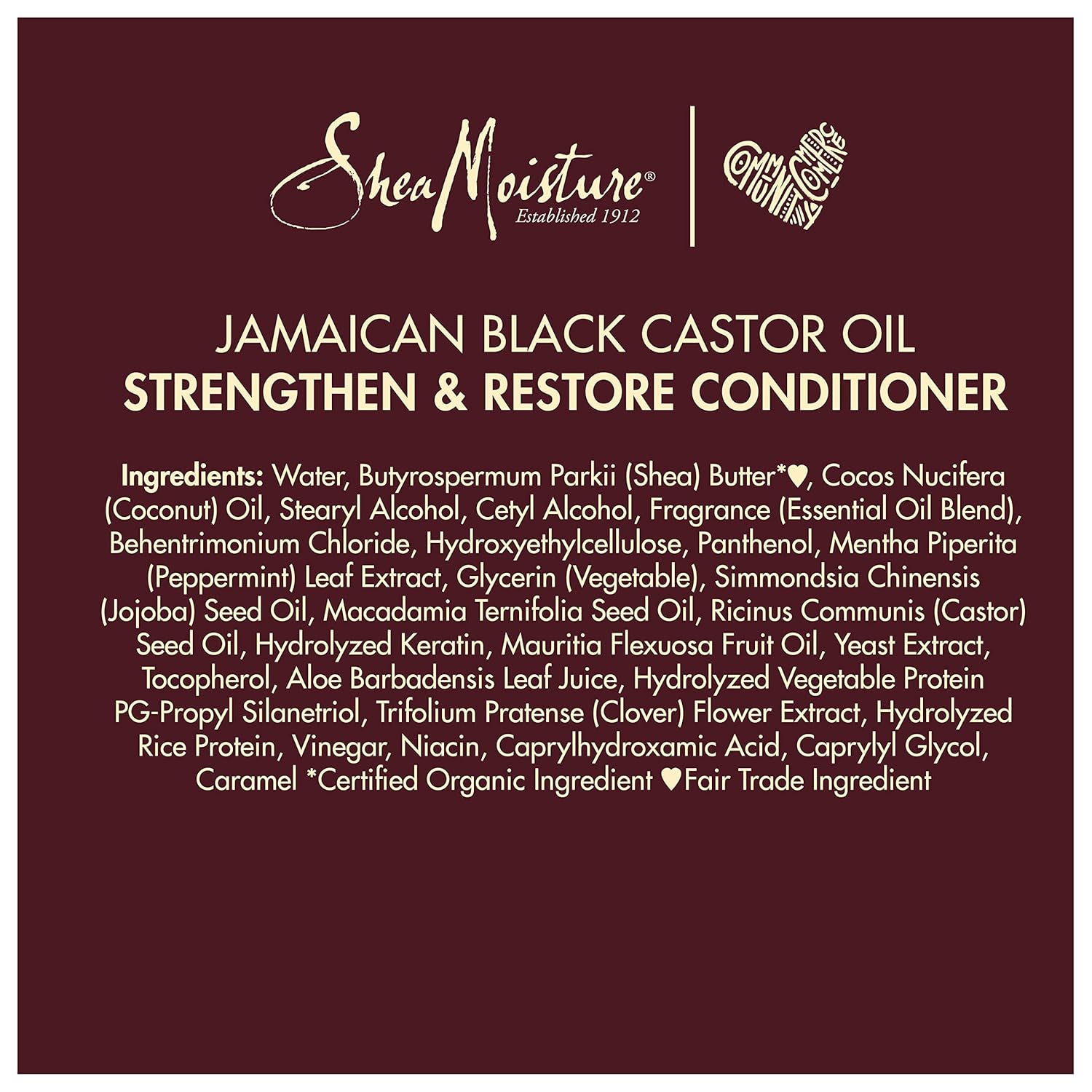 Shea Moisture Jamaican Black Castor Oil Grow & Restore Rinse Out Conditioner, 12 Ounce,384 ml x-pression