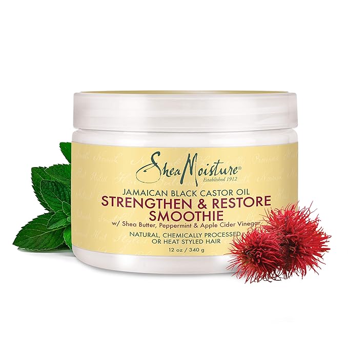Shea Moisture Jamaican Black Castor Oil Strengthen And Restore Smoothie, 12 Ounce x-pression