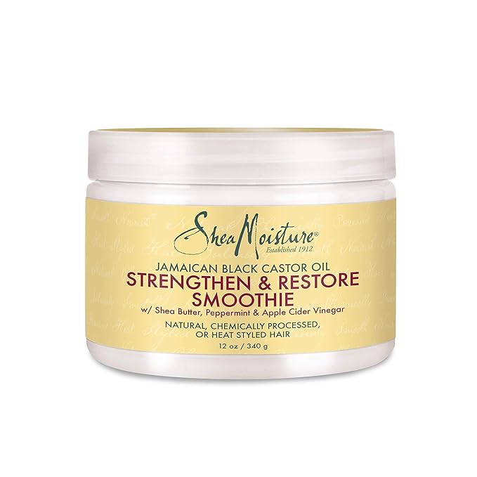 Shea Moisture Jamaican Black Castor Oil Strengthen And Restore Smoothie, 12 Ounce x-pression