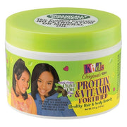 Originals by Africa's Best Kids Protein & Vitamin Fortified Healthy Hair & Scalp Remedy, With Extra Virgin Olive Oil, Mineral Oil & Petrolatum Free, 7.5oz Jar