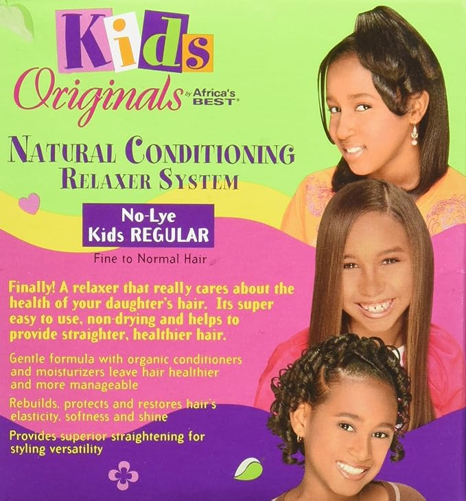 Africa'S Best Kids Organics Organic Conditioning Relaxer System With Scalpguard - No Lye Regular
