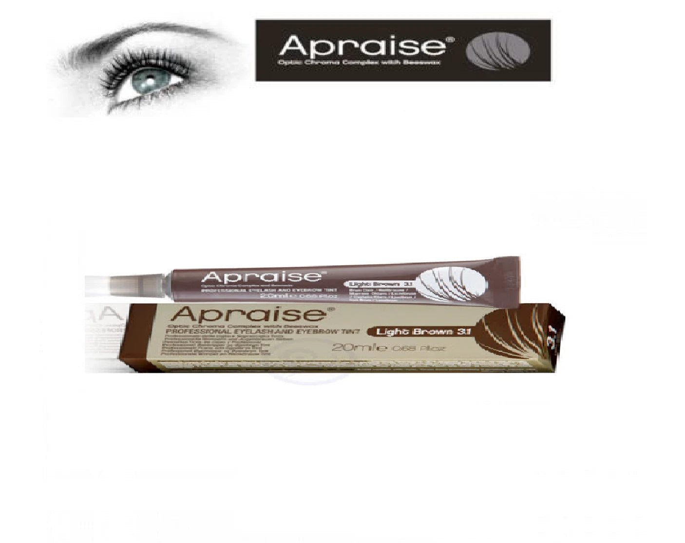 Apraise® Professional Eyelash & Eyebrow Tint Lash Full Kit x-pression