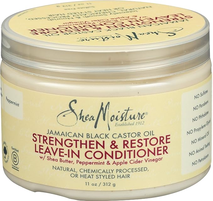 SHEA MOISTURE Jamaican Black Castor Oil Strengthen Grow & Restore Leave In Conditioner x-pression
