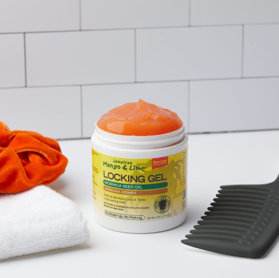 Jamaican Mango & Lime Frizz Control Jar Hair Styling & Locking Gel, Unisex, 6 oz x-pression