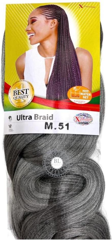 X-PRESSION Ultra Braiding Hair - Original Kanekalon, All Shade Available - 82'' x-pression