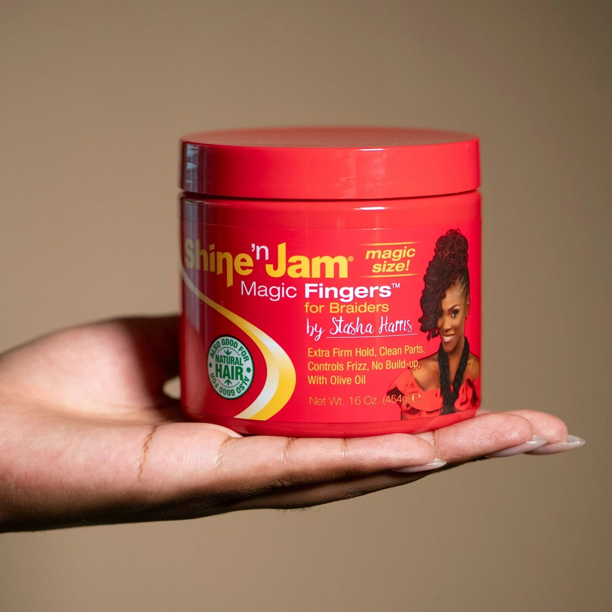 Shine N Jam Magic Fingers For Braiders Firm Hold , 8 Ounce x-pression