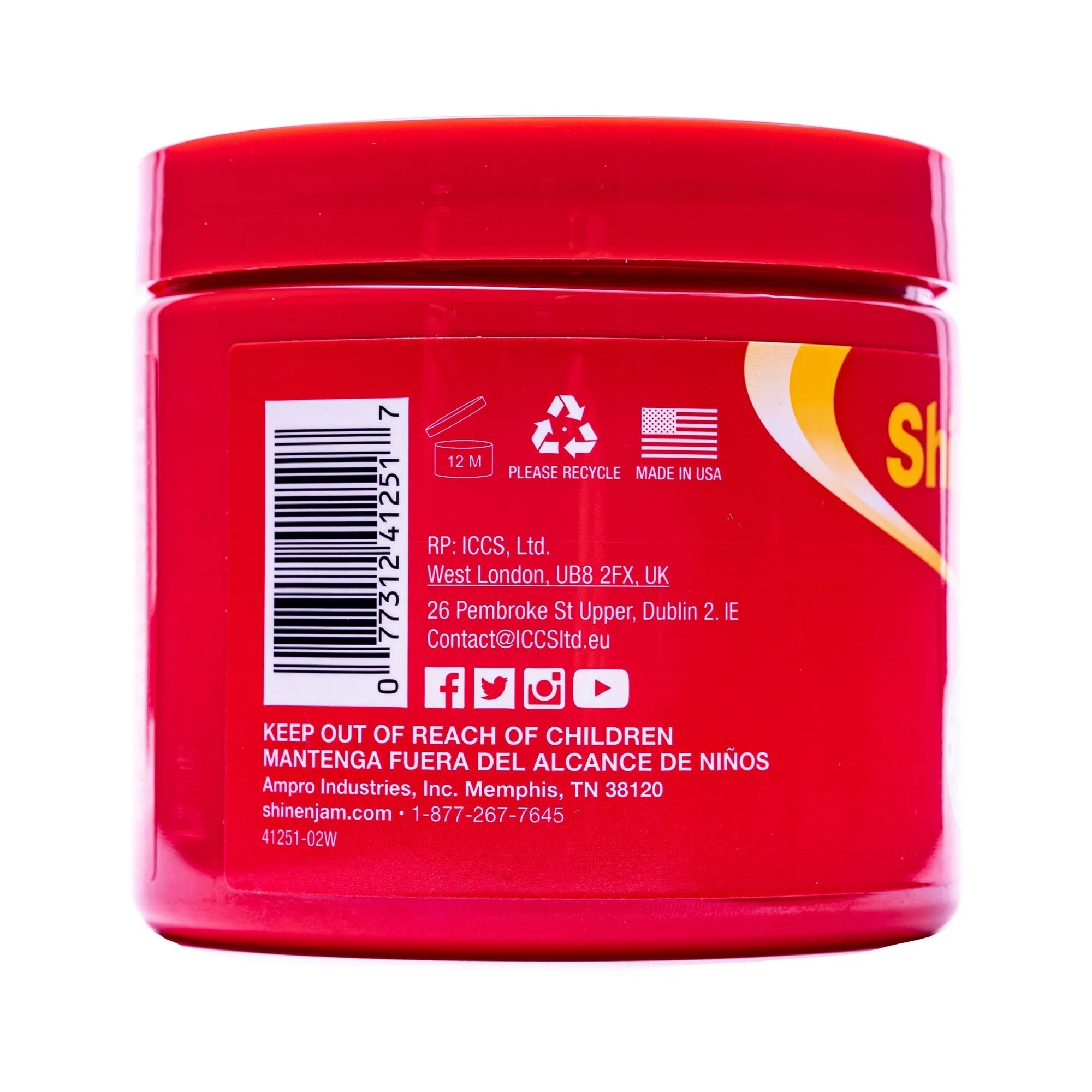 Shine N Jam Magic Fingers For Braiders Firm Hold , 8 Ounce x-pression