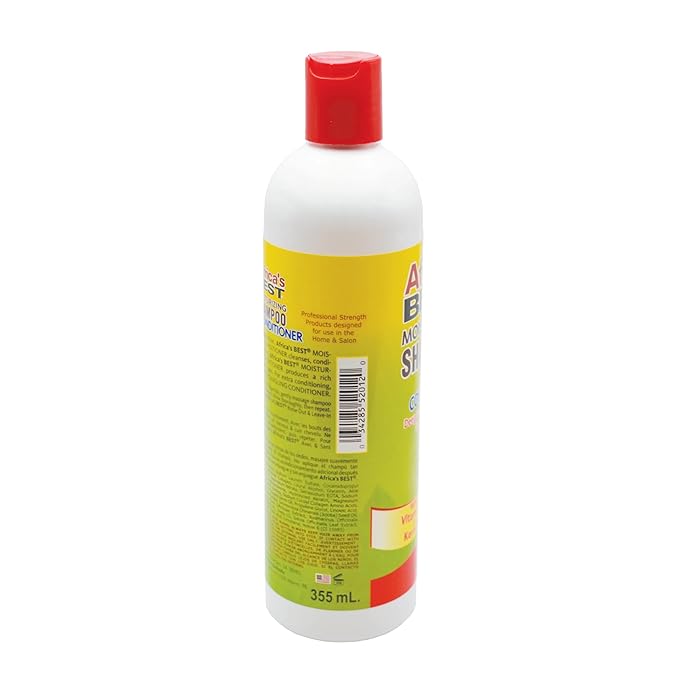 Africa's Best Moisturizing Shampoo With Conditioner, 12 Ounce