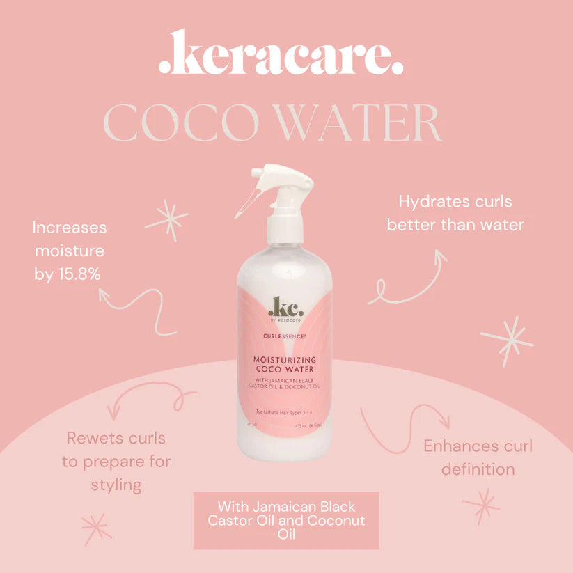 KeraCare Curl Essence Moisturizing Coco Water, 16oz