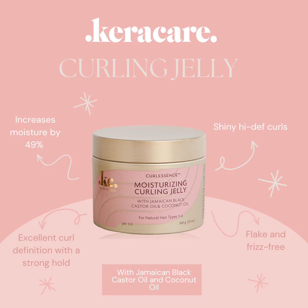 KeraCare Curl Essence Moisturizing Curling Jelly, 12oz