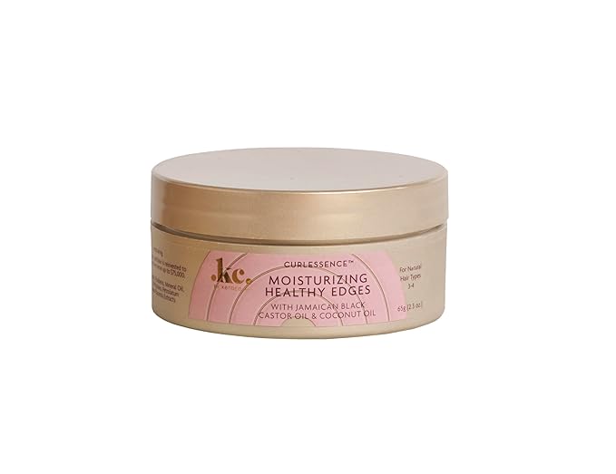 KeraCare CurlEssence Moisturizing Coconut Edge Control 2.3 oz - With Jamaican Black Castor Oil & Coconut Oil - Lasting Hold while Adding Moisture - No Flaking or Stickiness