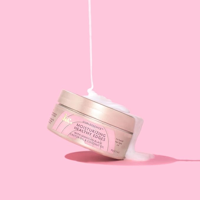 KeraCare CurlEssence Moisturizing Coconut Edge Control 2.3 oz - With Jamaican Black Castor Oil & Coconut Oil - Lasting Hold while Adding Moisture - No Flaking or Stickiness