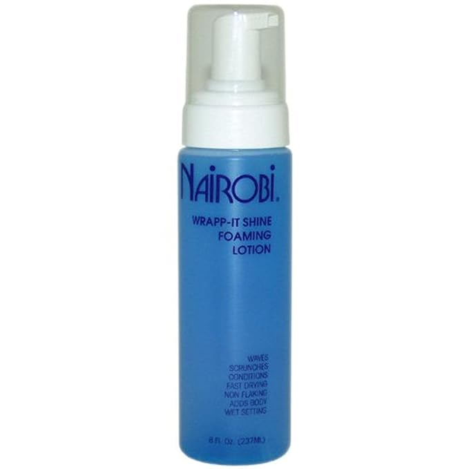 Nairobi Wrapp-It Shine Foaming Lotion, 8 Ounce x-pression
