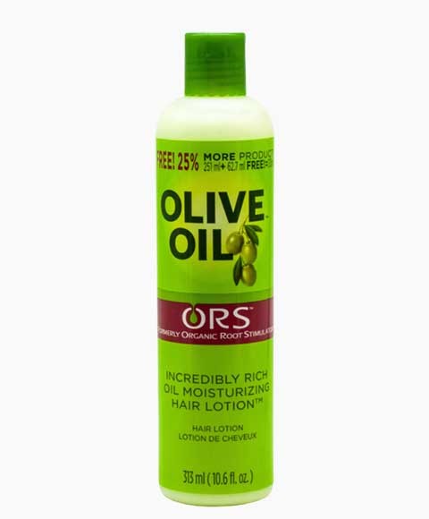 ORS Olive Oil Incredibly Rich Oil Moisturizing Hair Lotion infused with Castor Oil for Strengthening (12.5 oz) x-pression