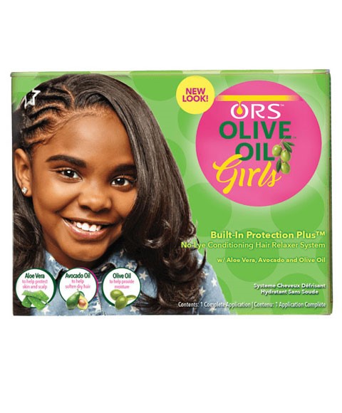 ORS Olive Oil Girls Built-In Protection + No-Lye Conditioning Relaxer System, 8 Ounce x-pression