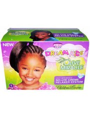 African Pride Dream Kids No-Lye Crème Relaxer System (Super/Coarse) 1 App , 430g x-pression