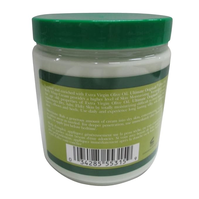 Africa's Best Ultimate Organic Extra-virgin Olive Oil Body Whip Cream, 15 Ounce