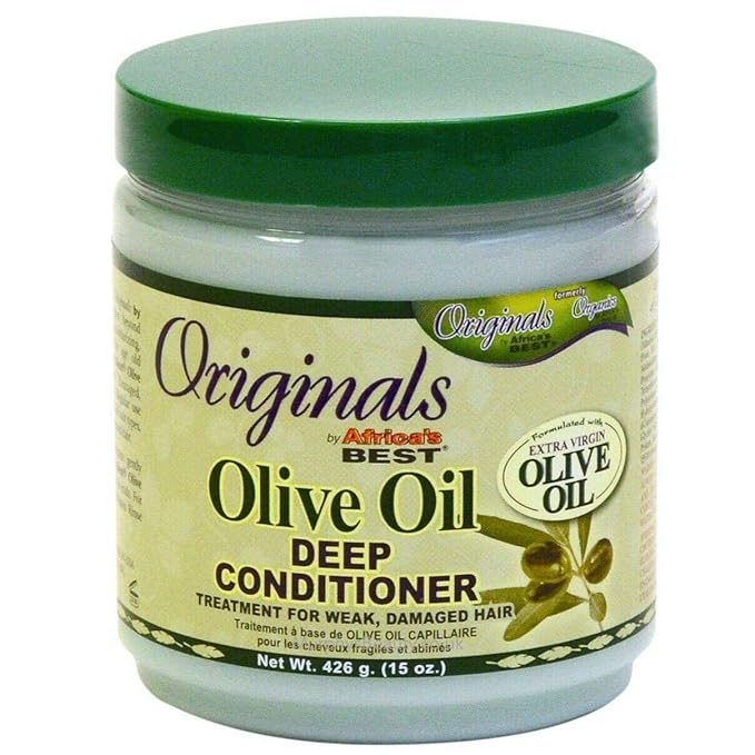 Africa's Best Conditioner Originals Olive Oil Deep 15 Ounce Jar (443ml)