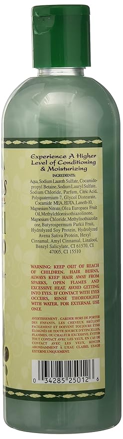 Originals by Africa's Best Olive Oil Shampoo, Formulated With Extra Virgin Olive Oil, Moisturizes, Stimulates Thinning Hair, Revitalizes Dry, Itchy Scalp, 12 oz