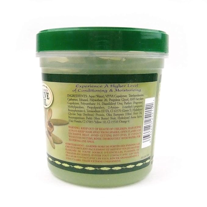 Africa's Best Organics Olive Oil Styling Gel 15 Ounce Jar