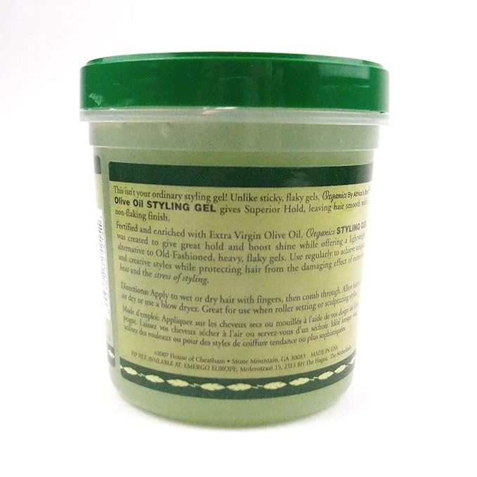Africa's Best Organics Olive Oil Styling Gel 15 Ounce Jar
