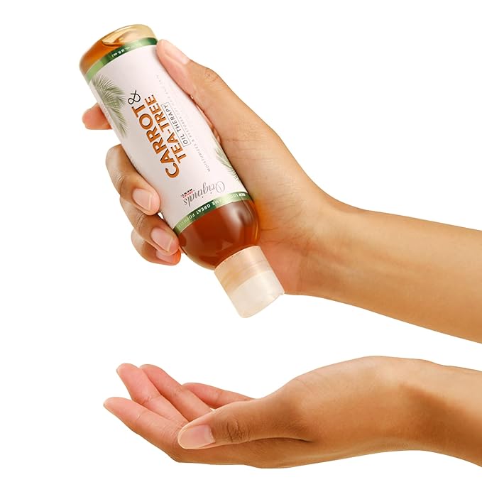 Originals by Africa's Best Carrot Tea Tree Oil Therapy, For Body, Hair and Scalp, Natural Organic Oils Repair, Restores Stimulates, Revitalizes &, Rejuvenates, 6 oz