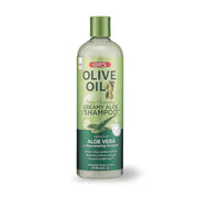 ORS Olive Oil Deep Cleansing Creamy Aloe Shampoo Infused with Aloe Vera for Rejuvenating Moisture (16.0 oz) x-pression