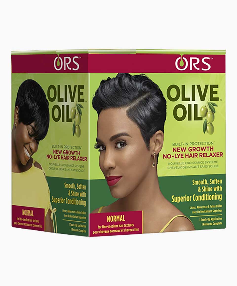 ORS Organic Root Stimulator Olive Oil New Growth Relaxer Normal,3 Ounce x-pression