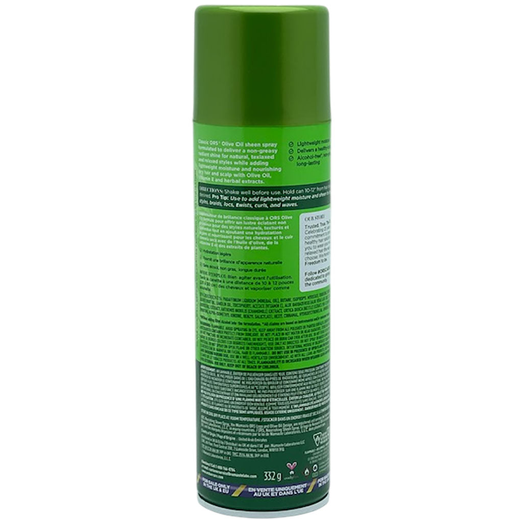 ORS Olive Oil Nourishing Sheen Spray infused with Coconut Oil (10 oz) x-pression
