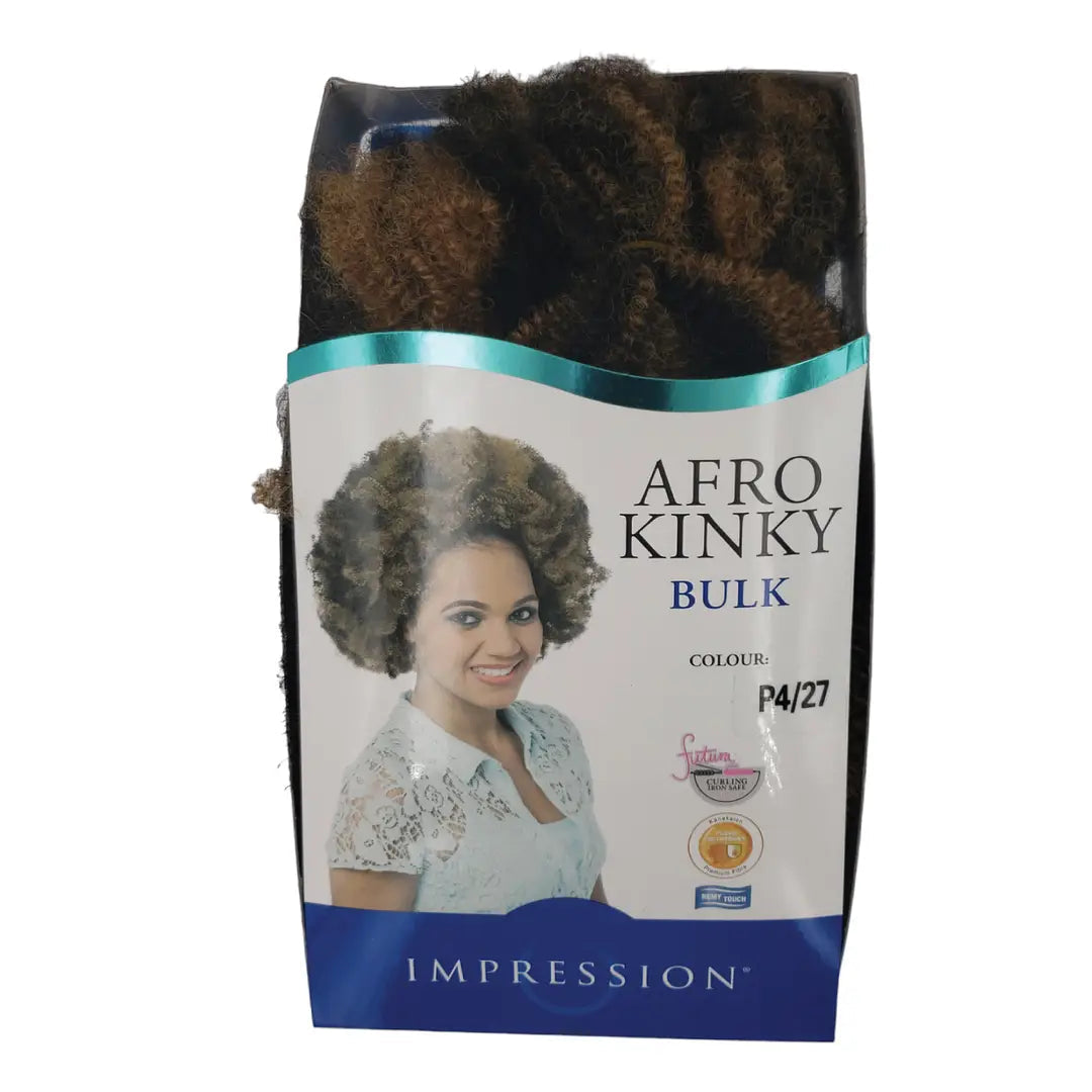 Impression Afro Kinky Bulk 24″ Futura Curling Iron Safe x-pression