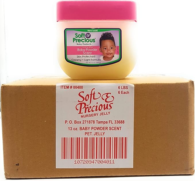 Soft & Precious Nursery Jelly Pink Baby Powder Scent , 13 Ounce, 368 g x-pression