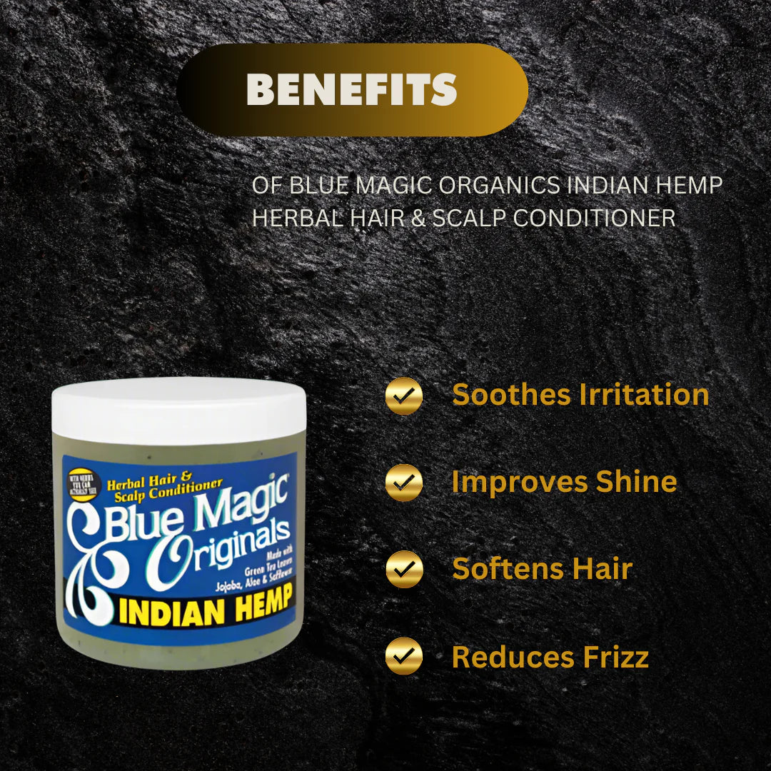 Blue Magic Indian Hemp Conditioner, 12 Ounce, 340 g x-pression