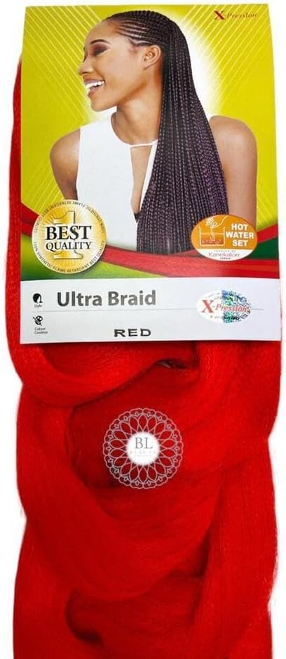 X-PRESSION Ultra Braiding Hair - Original Kanekalon, All Shade Available - 82'' x-pression