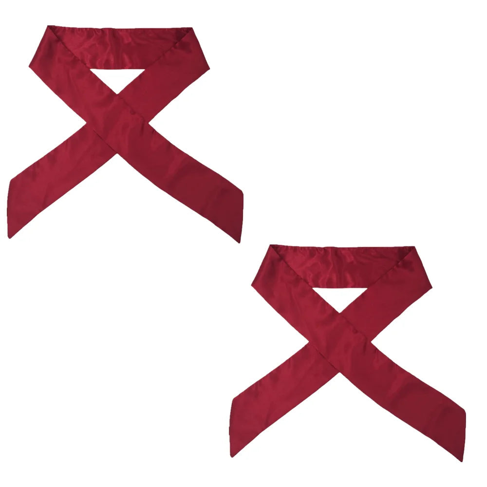 Satin Edge Scarf Women's Fashion Headbands Soft Satin Edge Laying Scarf for Lace x-pression