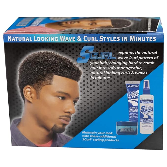 Luster's SCurl Texturizer With Argan And Olive Oil Regular Strength Kit, 2 Application x-pression