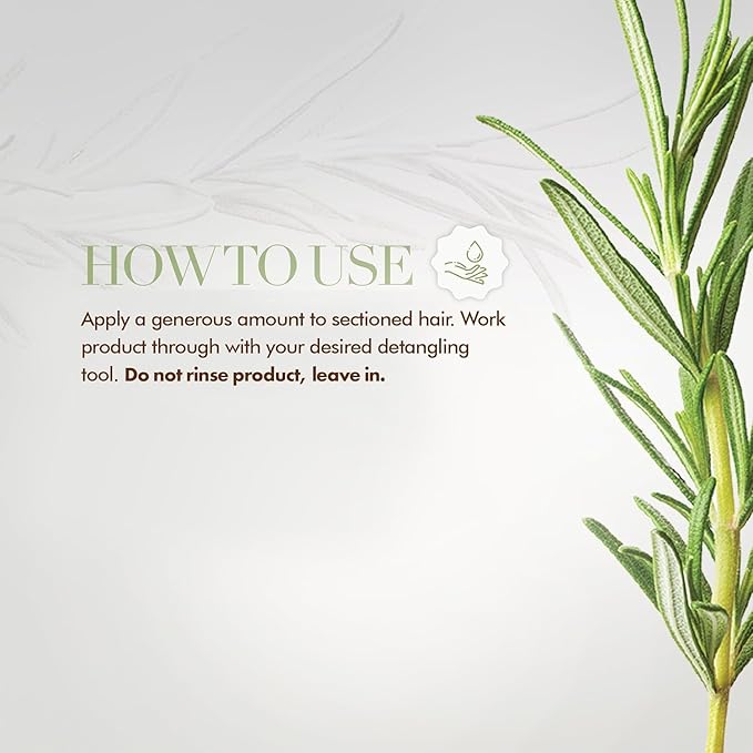 Mielle Organics Rosemary Mint Strengthening Leave-In Conditioner, Supports Hair Strength, Smooth Conditioner for Dry and Crinkled Hair, Weightless Hair Treatment, 12 Ounce x-pression