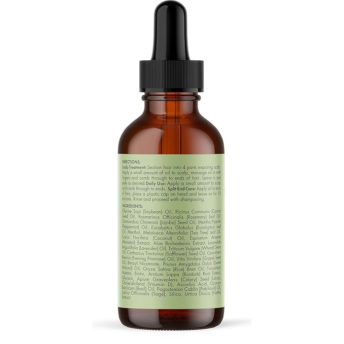 Mielle Organics Rosemary Mint Hair Growth Oil - 2 fl oz (59 ml) x-pression