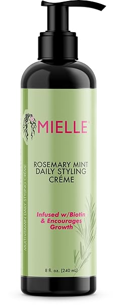 MIELLE Organics rosemary mint multi-vitamin daily styling crème, 8 Ounce x-pression