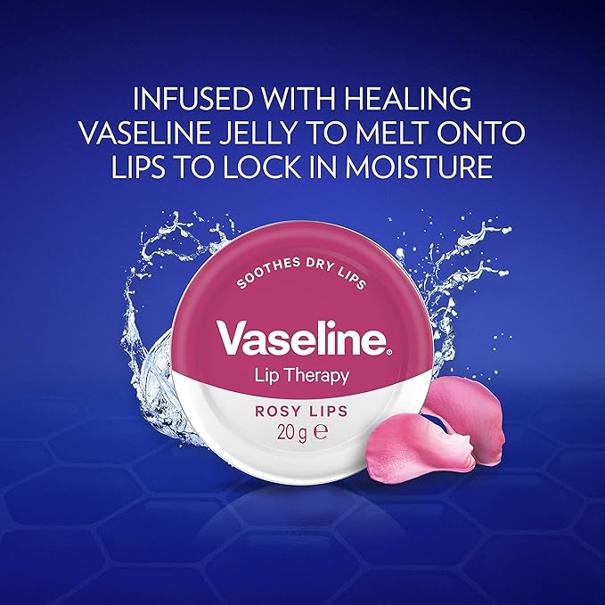 VASELINE Lip Therapy ROSY LIPS with Rose and Almond Oil 20g / 0.70 oz. x-pression