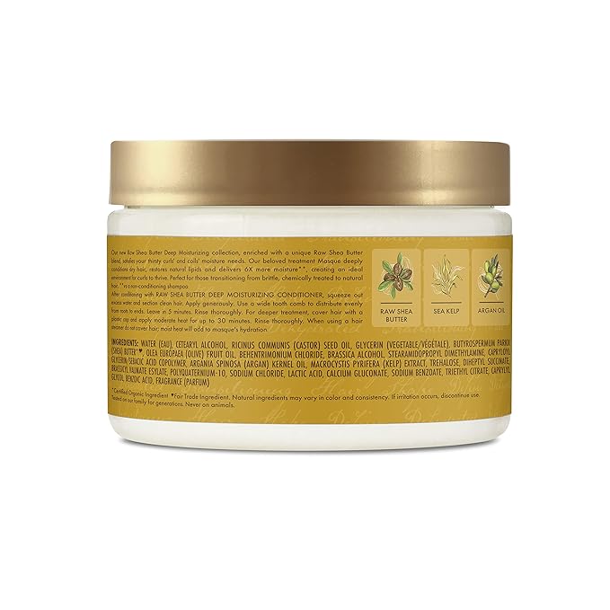 Shea Moisture Raw Shea Butter Deep Treatment Masque, 12 Ounce x-pression