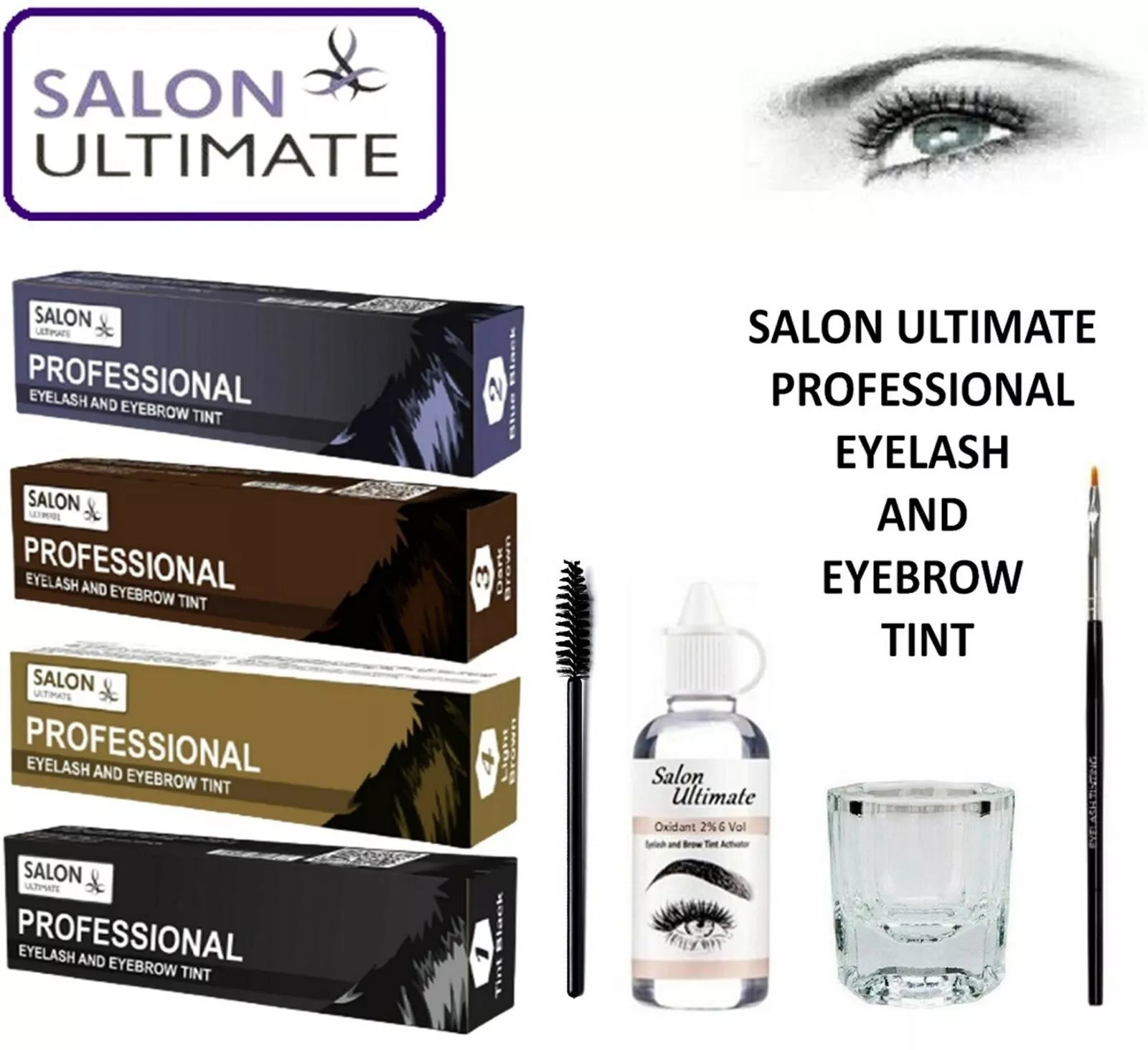 EYELASH EYEBROW TINT DYE TINTING LASH BROW PROFESSIONAL SALON ULTIMATE HIVE x-pression