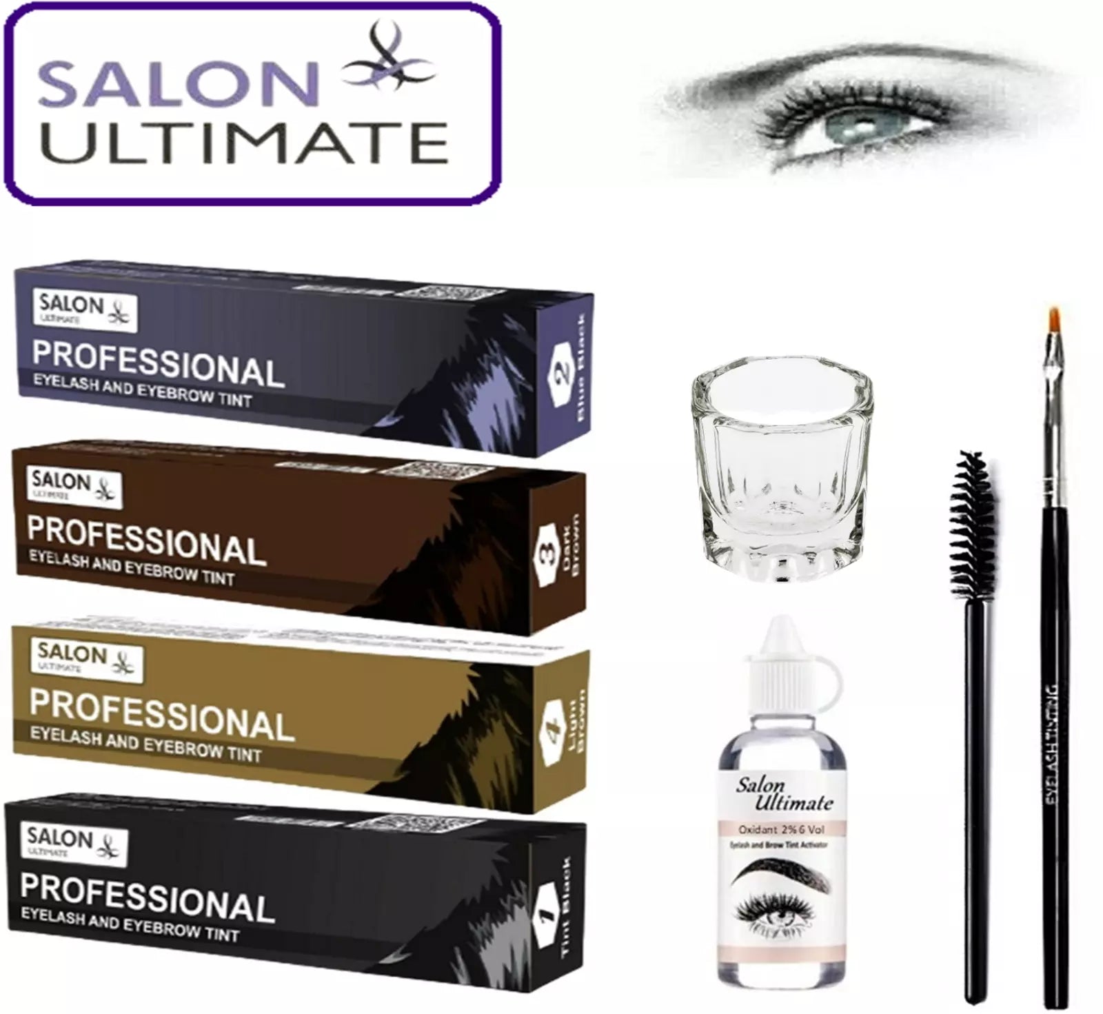 EYELASH EYEBROW TINT DYE TINTING LASH BROW PROFESSIONAL SALON ULTIMATE HIVE x-pression