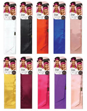 Satin Edge Scarf Women's Fashion Headbands Soft Satin Edge Laying Scarf for Lace x-pression