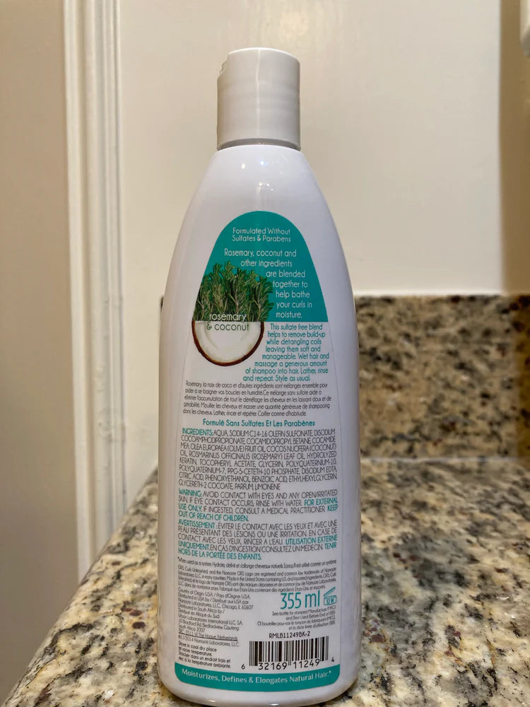 ORS Curls Unleashed Rosemary and Coconut Sulfate-Free Shampoo 12 Ounce x-pression