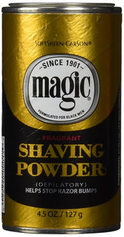 Soft Sheen Carson Magic Fragrant(GOLD) Shaving Powder, 4.5 Ounce x-pression