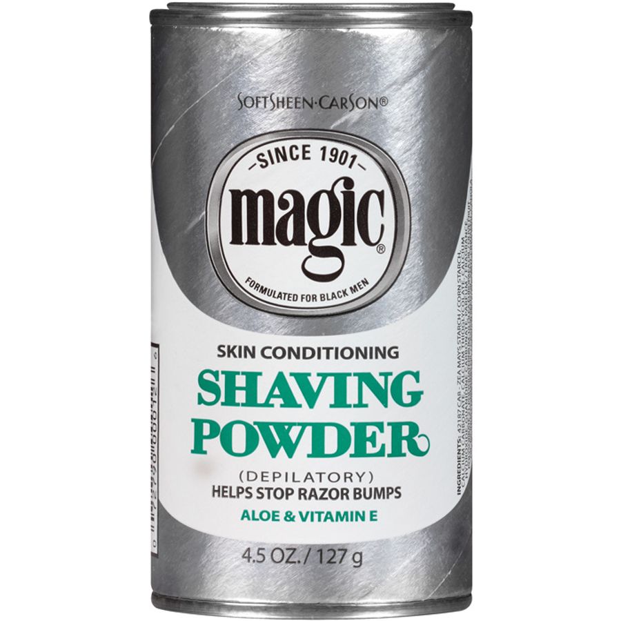 Magic Softsheen-Carson Skin Conditioning Platinum Shaving Powder - 4.5 Oz x-pression